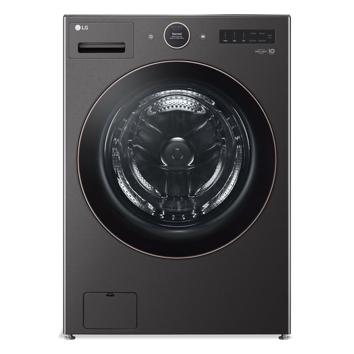 LG 5.8 Cu. Ft. Front-Load Washer and 7.4 Cu. Ft. Electric Dryer with TurboSteam® 