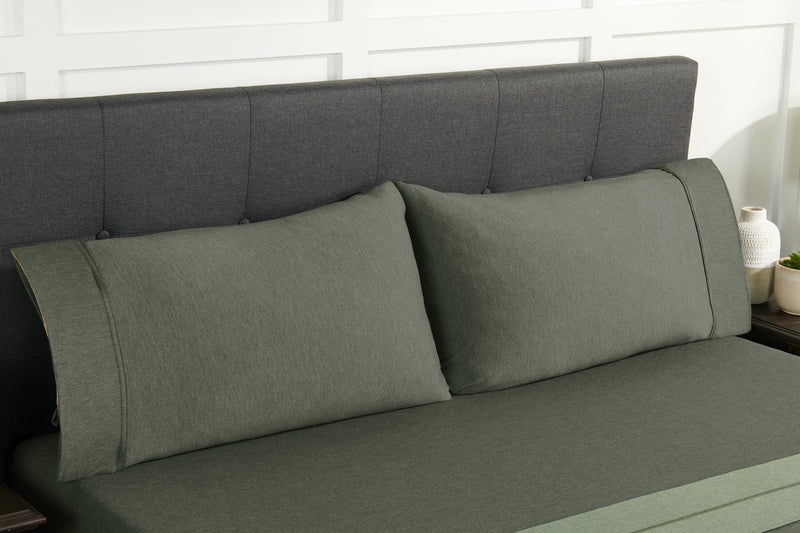 BEDGEAR Hyper-Wool™ Performance 4-Piece King Sheet Set - Forest Green 