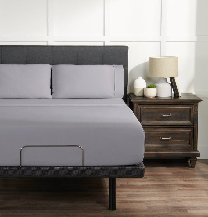 BEDGEAR Hyper-Wool™ Performance 5-Piece King Split Sheet Set - Light Grey 