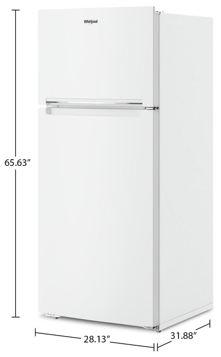 Whirlpool 28\" 16.3 Cu. Ft. Top-Mount Refrigerator - White - WRTX5028PW 