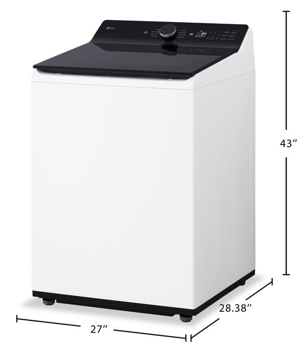 LG 6.1 Cu. Ft. Mega-Capacity Top-Load Washer with EasyUnload™ and AI Sensing - WT8405CW