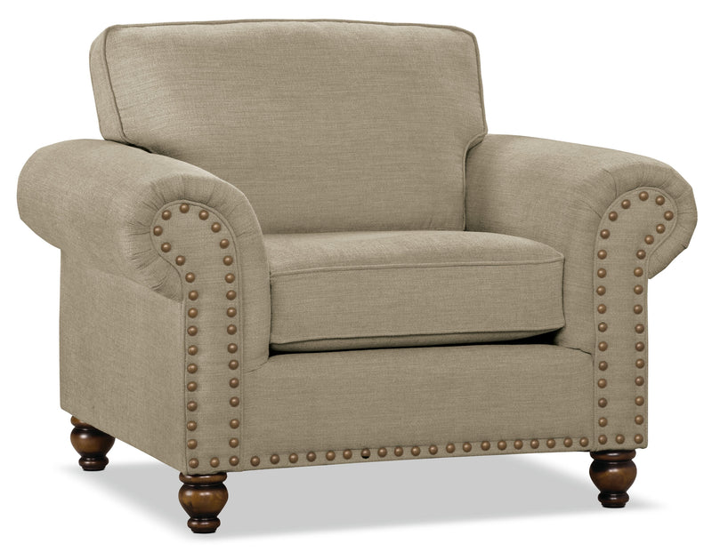 Wynn Chenille Chair - Beige