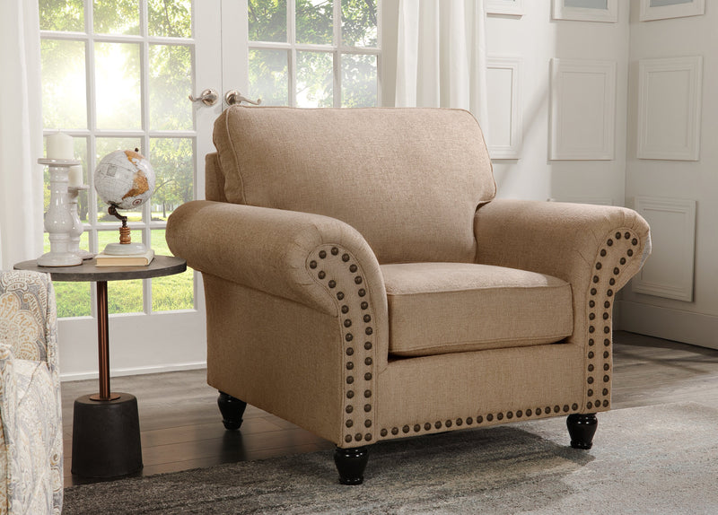 Wynn Chenille Chair - Beige