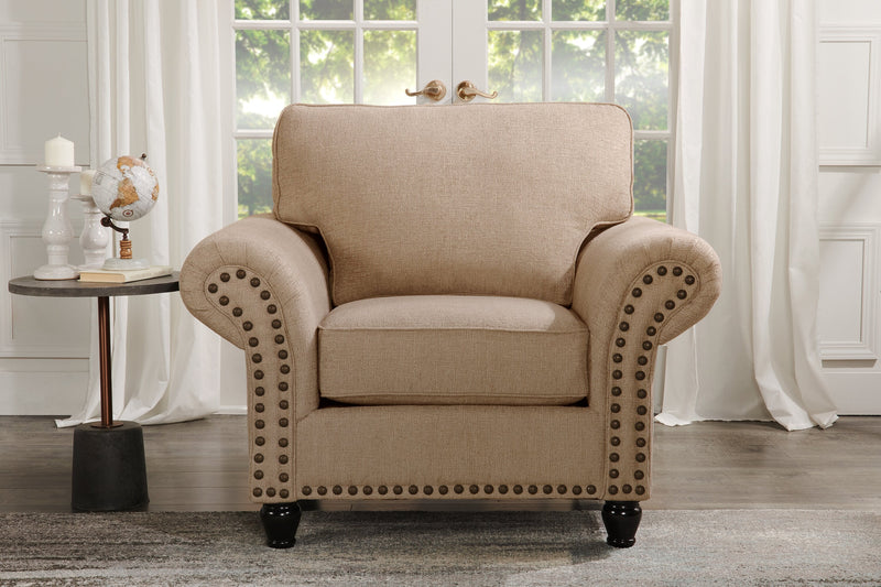 Wynn Chenille Chair - Beige