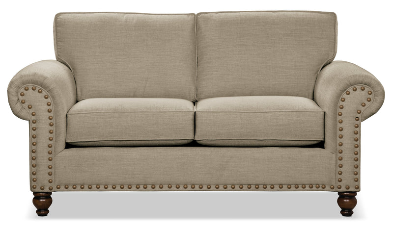 Wynn Chenille Loveseat - Beige