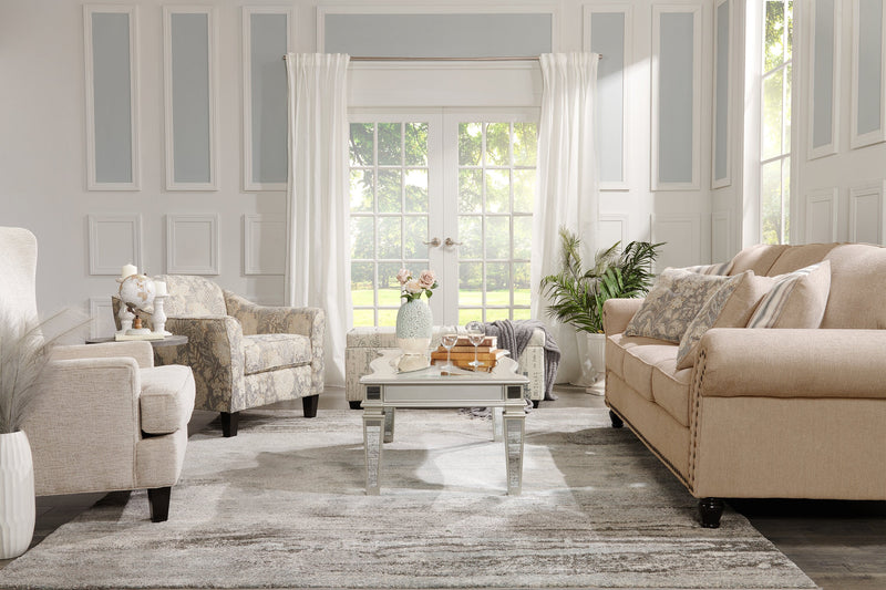 Wynn Chenille Sofa - Beige