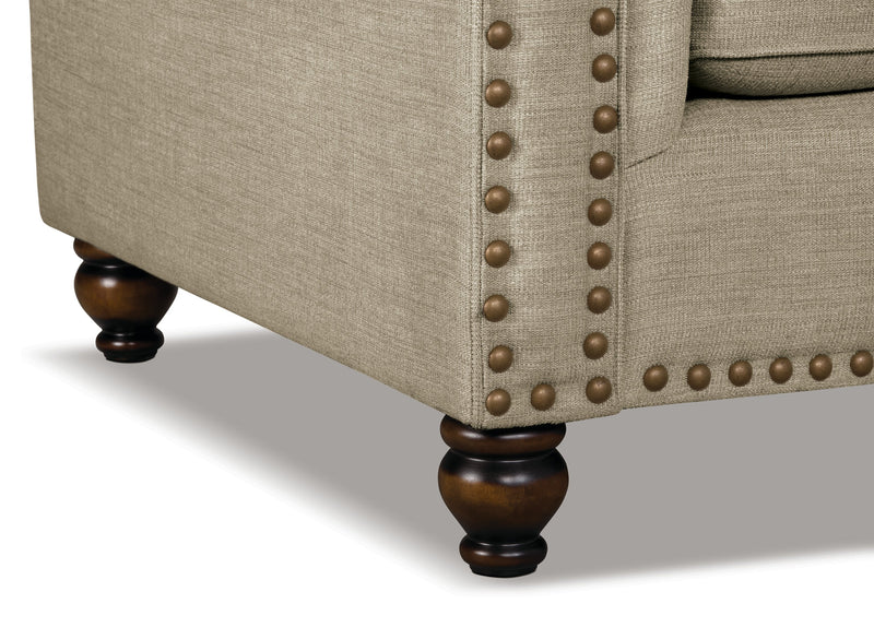 Wynn Chenille Sofa - Beige