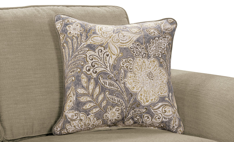 Wynn Chenille Sofa - Beige