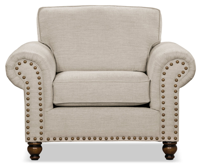 Wynn Chenille Chair - Linen