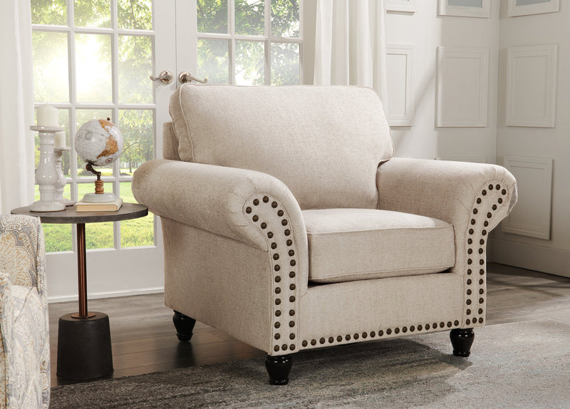 Wynn Chenille Chair - Linen