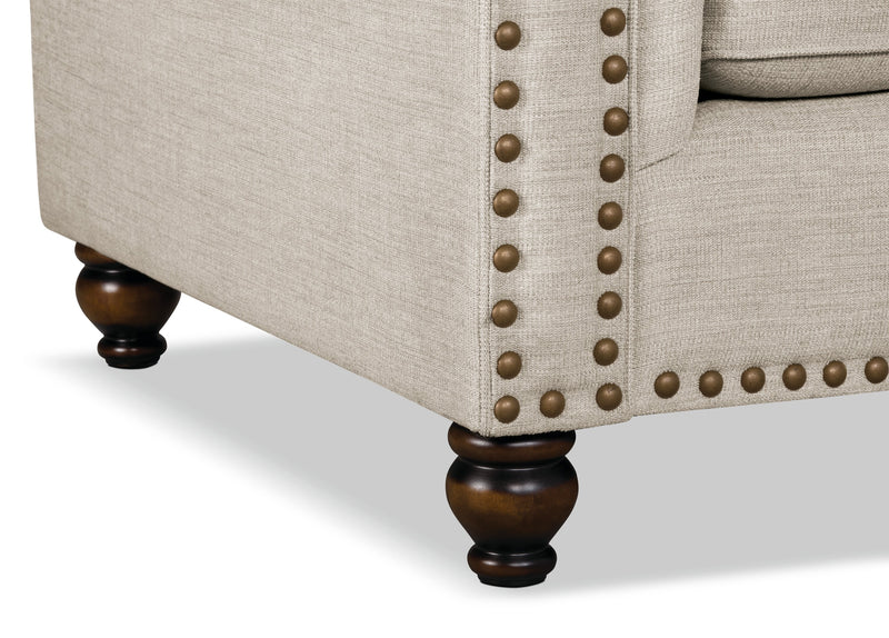 Wynn Chenille Loveseat - Linen