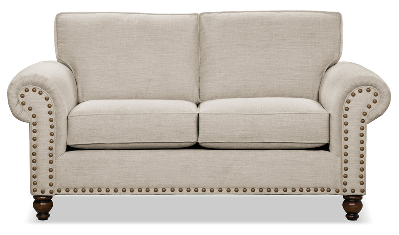 Wynn Chenille Loveseat - Linen