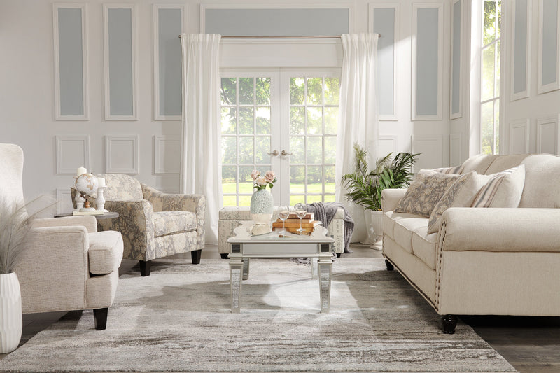 Wynn Chenille Sofa - Linen