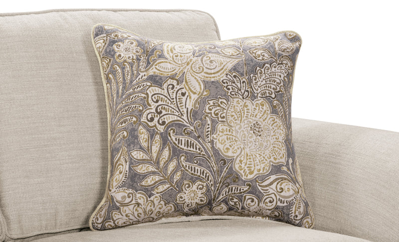 Wynn Chenille Sofa - Linen