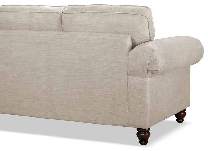 Wynn Chenille Sofa - Linen