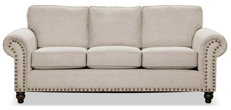 Wynn Chenille Sofa - Linen