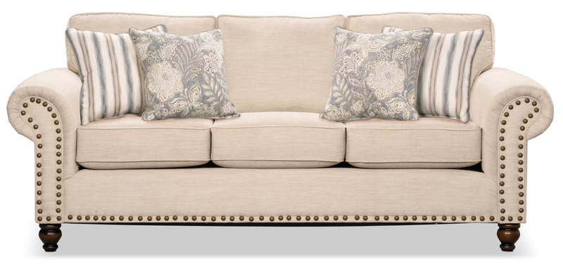 Wynn Chenille Sofa - Linen