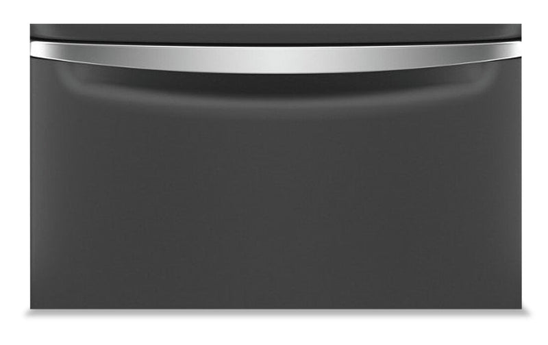 Maytag 15.5\" H Laundry Pedestal w/Storage Drawer - Volcano Black 