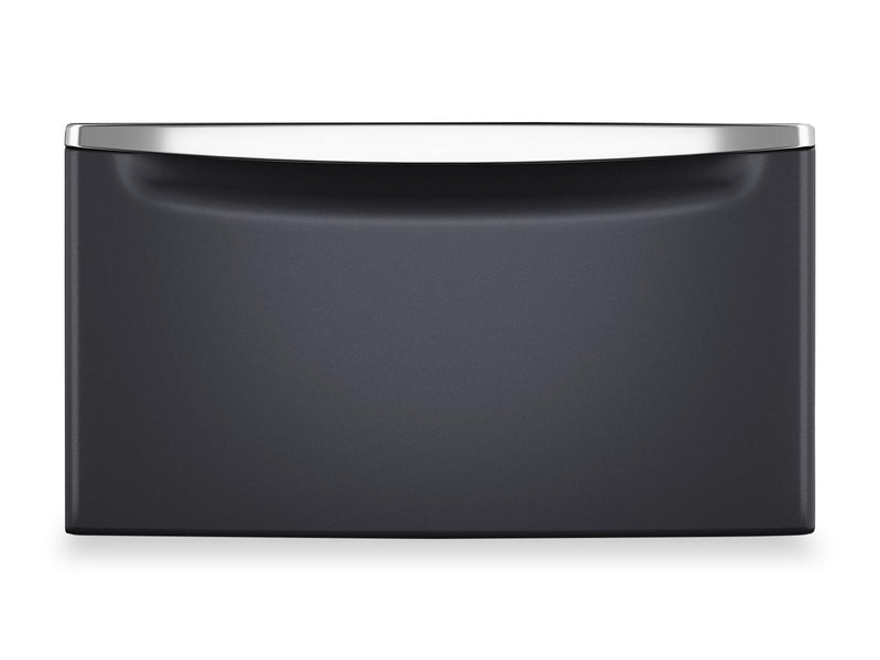 Maytag 15.5\" H Laundry Pedestal w/Storage Drawer - Midnight Steel