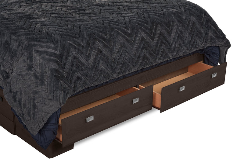 Yorkdale Brown 5-Piece Full Storage Bedroom Package