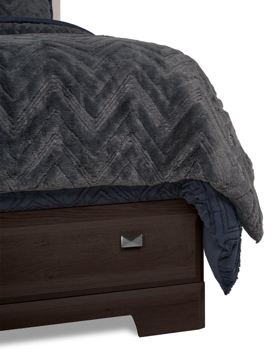 Yorkdale Brown 5-Piece Full Storage Bedroom Package