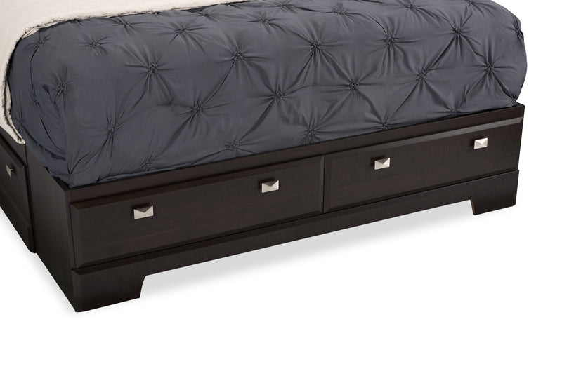 Yorkdale Queen 6 Drawer Storage Bed - Brown