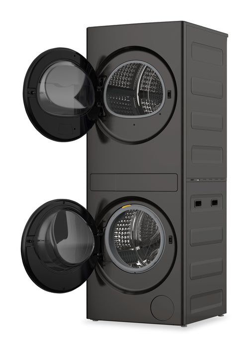 Whirlpool 3.2 Cu. Ft. Washer and Electric 4.3 Cu. Ft. Dryer - Black - YWFH5424SJ