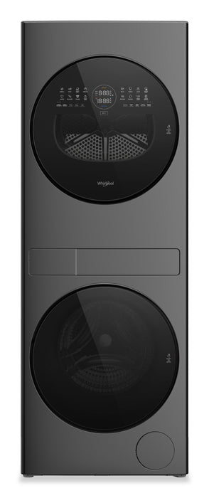 Whirlpool 3.2 Cu. Ft. Washer and Electric 4.3 Cu. Ft. Dryer - Black - YWFH5424SJ