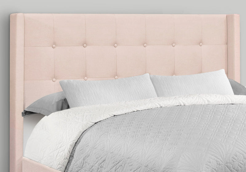 Zara Queen Bed - Pink
