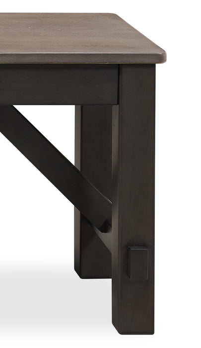 Zao Dining Bench, Melamine, 60\"W - Brown 