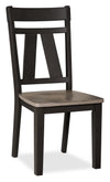 Zao Dining Chair, Wood, Melamine - Brown 