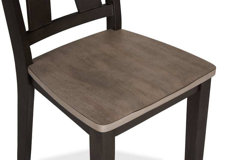 Zao Dining Chair, Wood, Melamine - Brown 