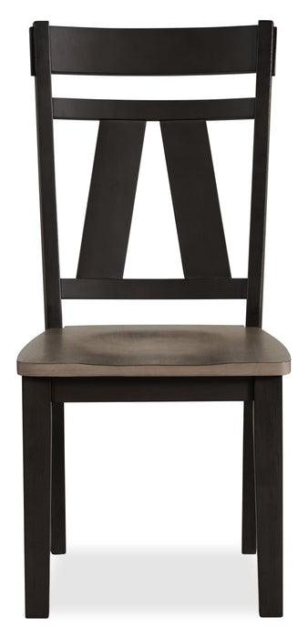 Zao Dining Chair, Wood, Melamine - Brown 