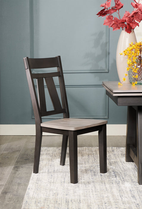 Zao Dining Chair, Wood, Melamine - Brown 