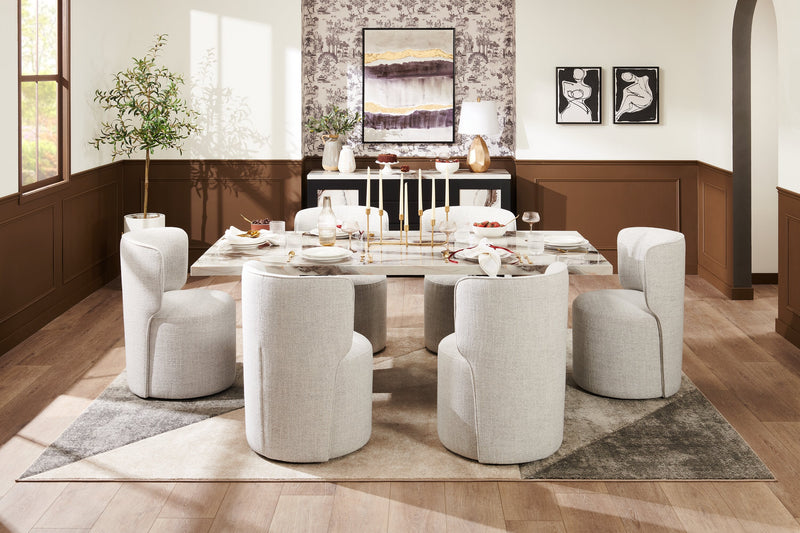 Zola Upholstered Dining Chair - Cloud