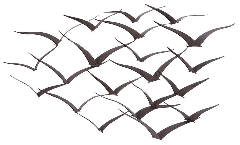 Metal Birds Wall Decor – 49\" x 28\"
