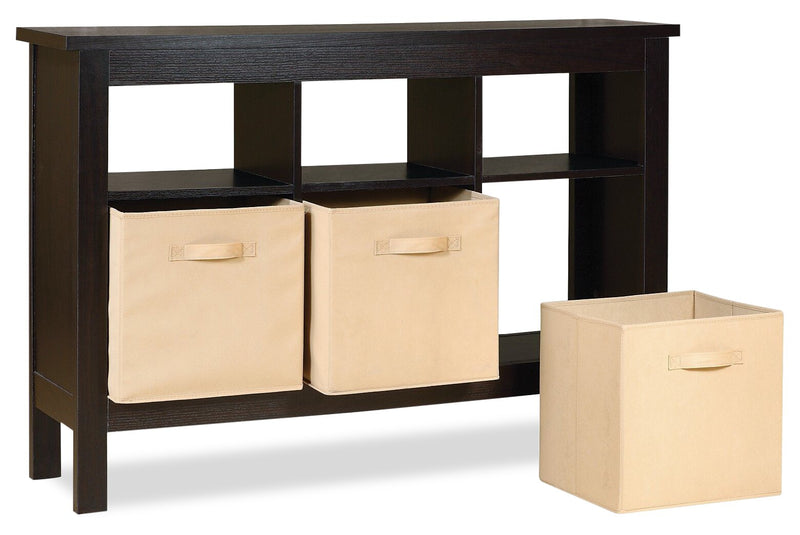 Kimberly Hall Table with Three Baskets