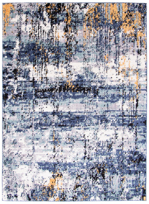 Paloma Marble Blue Area Rug - 3'11\" x 5'11\"