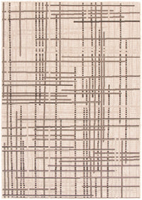 Sadie Burburry Silver-Black Area Rug - 5'3