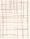 Taite Cream-Silver Area Rug - 3'11\" x 5'7\"