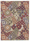 Bellezza Red / Green 2'2\" x 3'0\" Area Rug