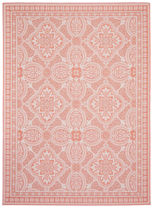 Neisha Traditional Coral Rug 6'7\" X 9'6\" Area Rug
