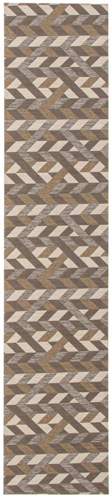 Bellezza Dark Brown 2'2\" x 8'0\" Area Rug