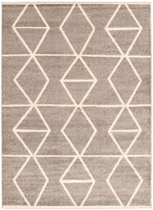 Anandi Grey-Ivory Area Rug - 3'11\" x 5'7\"