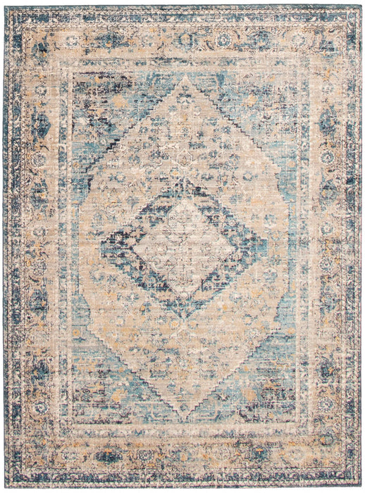 Bolivar Bijar Blue Area Rug - 5'0\" x 8'0\"