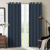 Allegheny Blackout Grommet Panel (pair) 54x95\" Navy Window Panel 