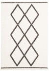 Sophia Ivory Shag 3'11\" x 6'0\" Area Rug