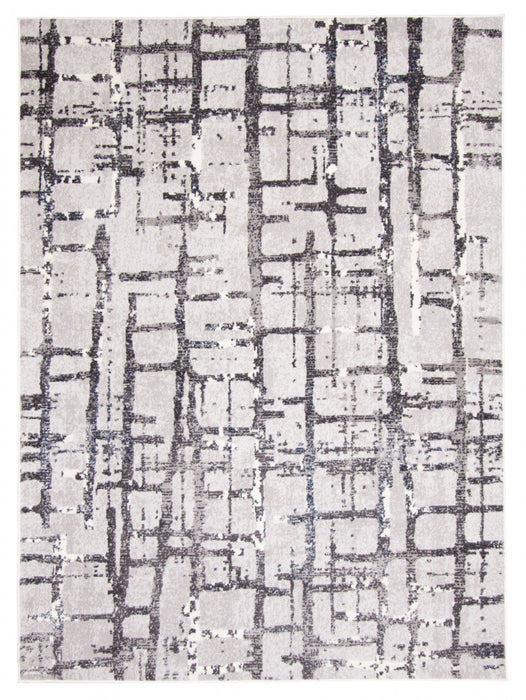 Jewel Grey Area Rug - 3'11\" X 5'7\" 