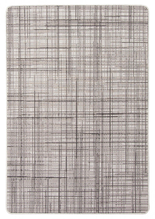 Panthea Grey Area Rug - 4'4\" X 6'5\" 