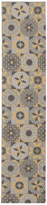 Bellezza Grey 2'2\" x 10'0\" Area Rug